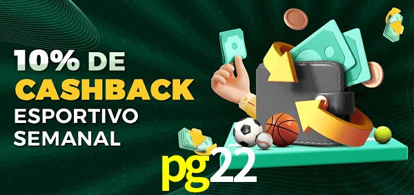 10% de bônus de cashback na pg22